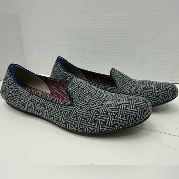 Rothy's The Loafer in Charcoal Grid Retired Pattern Women's Size 8 - Picture 9 of 11